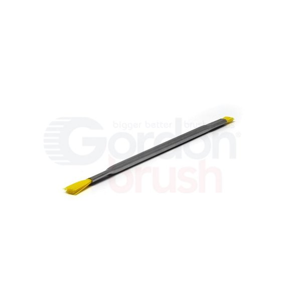 Gordon Brush 1/2", 1/4" Flat, Tapered Double-End Applicator Brush, Nylon Bristle, 12 PK 1005SDG-12